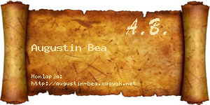 Augustin Bea névjegykártya